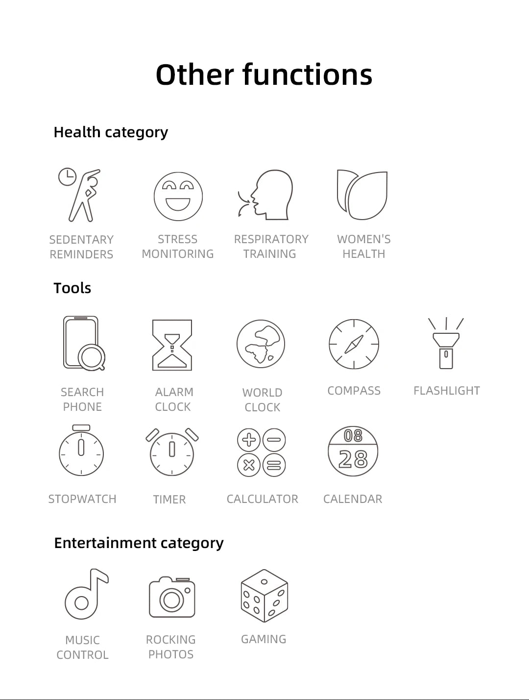 Reloj inteligente  impermeable