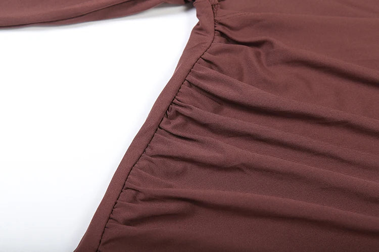 Vestido chal Irregular