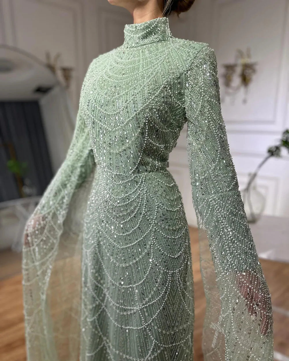 vestidos de noche vestido con cuentas para fiesta de mujer LA72591