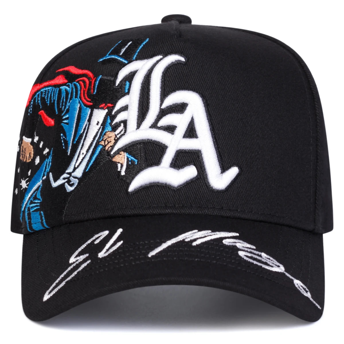 Gorras de Béisbol Bordadas con Diseño Gótico