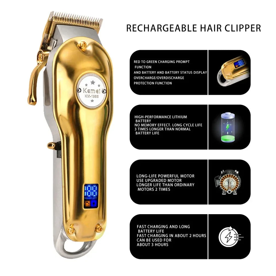 Cortadora de pelo Kemei