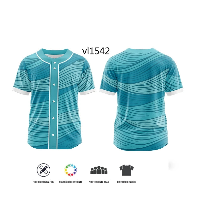 Camiseta de Béisbol Personalizada por Sublimación