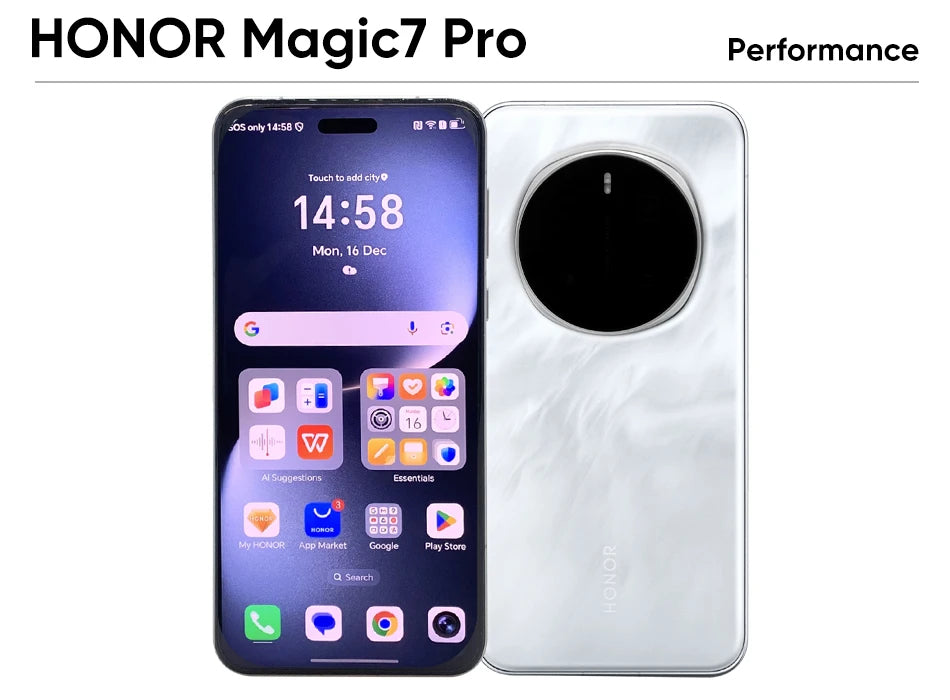 Smartphone HONOR Magic7 Pro 5G con IA, Snapdragon