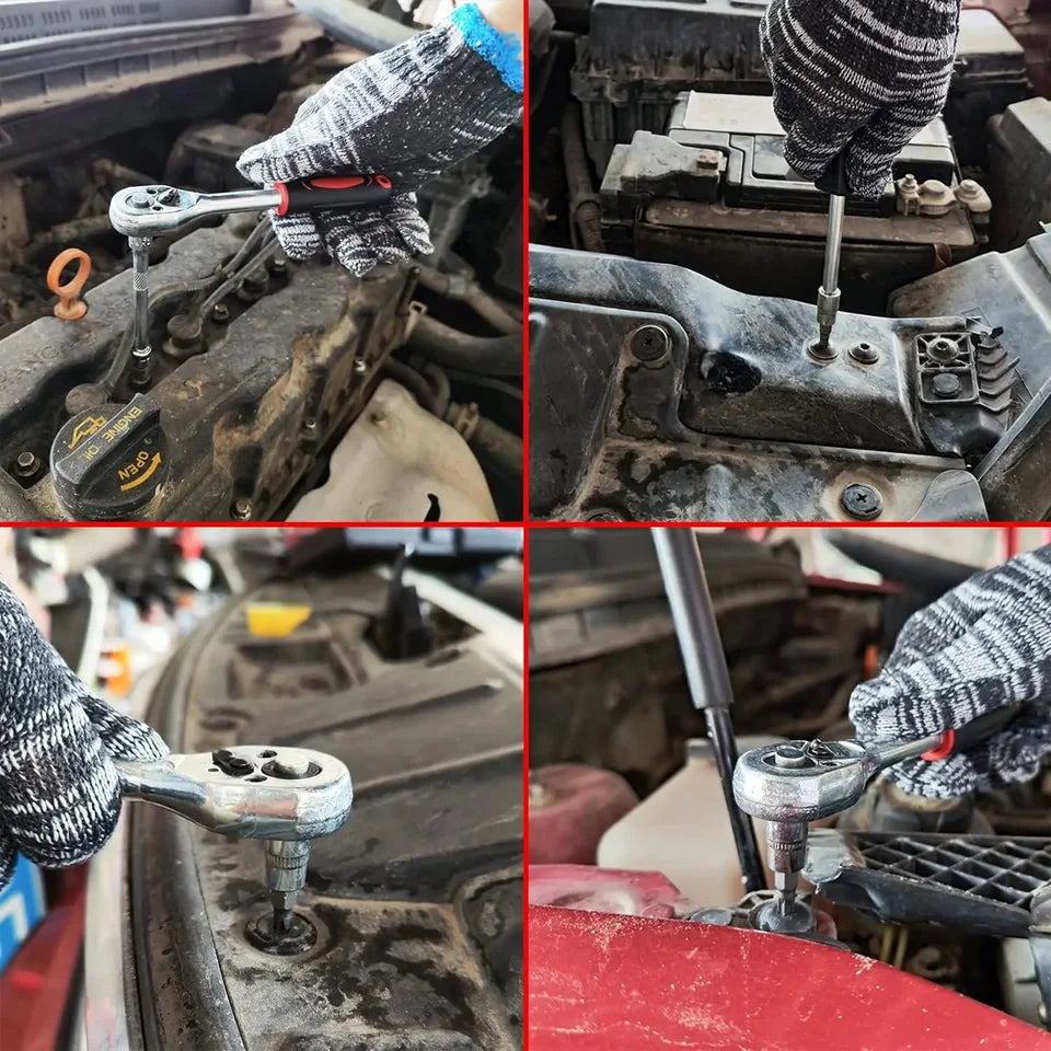 46 Piezas De Herramientas De Reparación De Automóviles