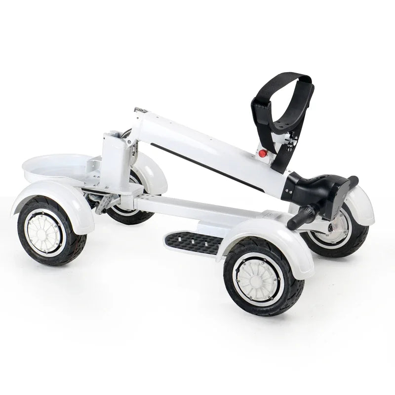 Patinete eléctrico plegable de 4 ruedas