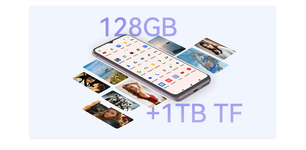 smartphone android, 12 GB de RAM (4 GB + 8 GB ampliados),