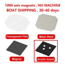 Máquina para hacer insignias de pegatinas