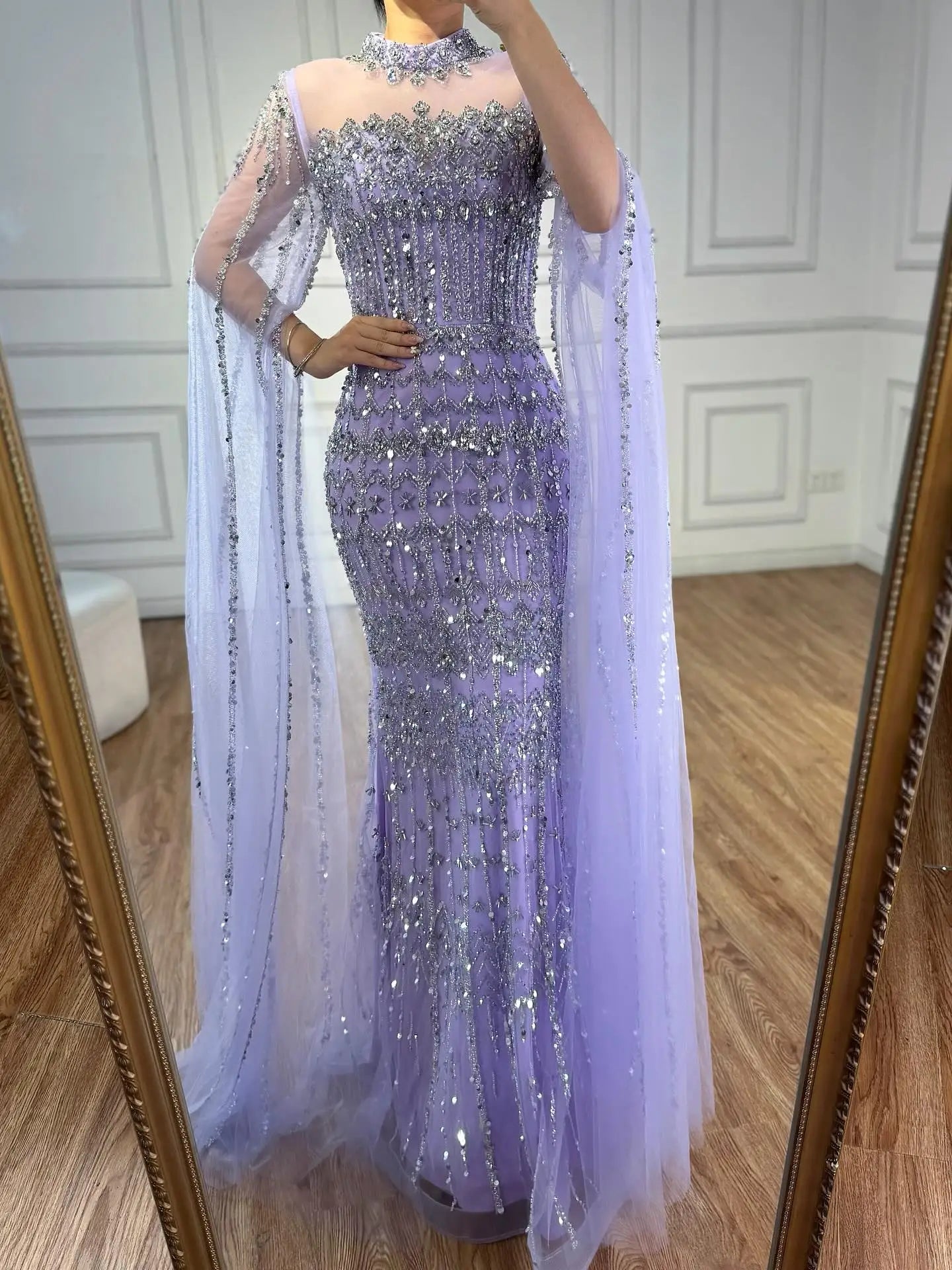 Vestido de noche estilo árabe