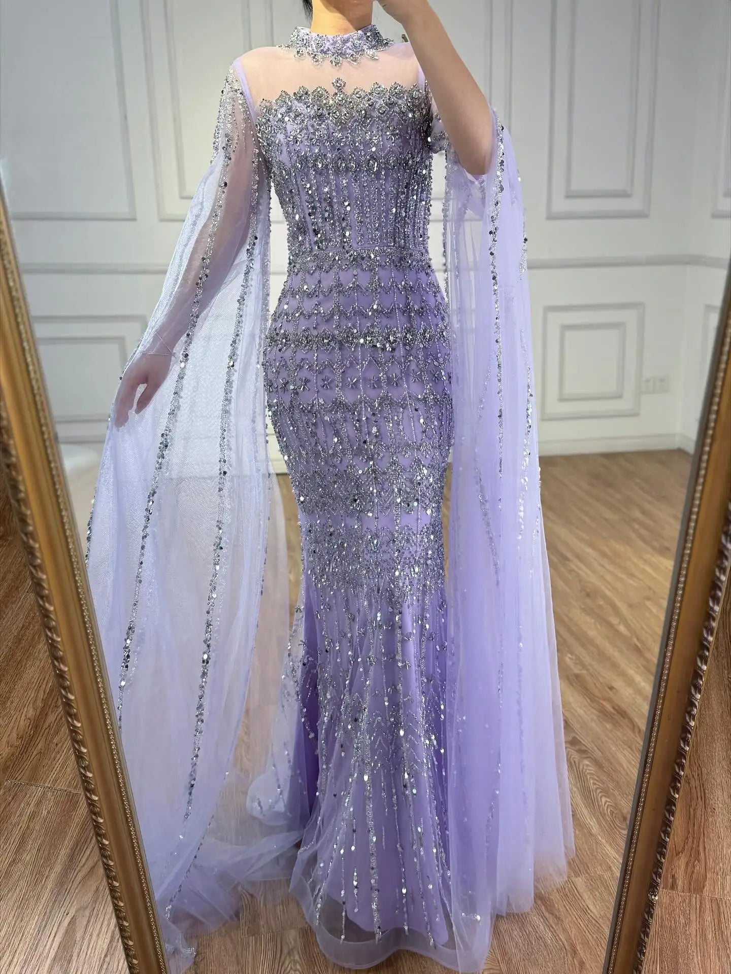 Vestido de noche estilo árabe