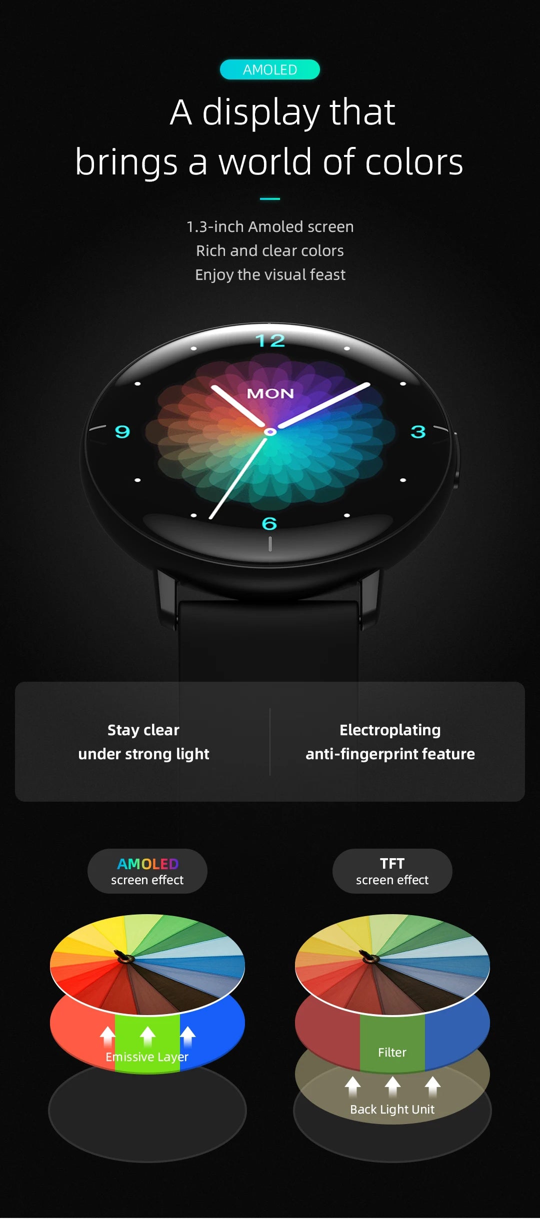 Reloj inteligente  SMART Watch  Android compatible