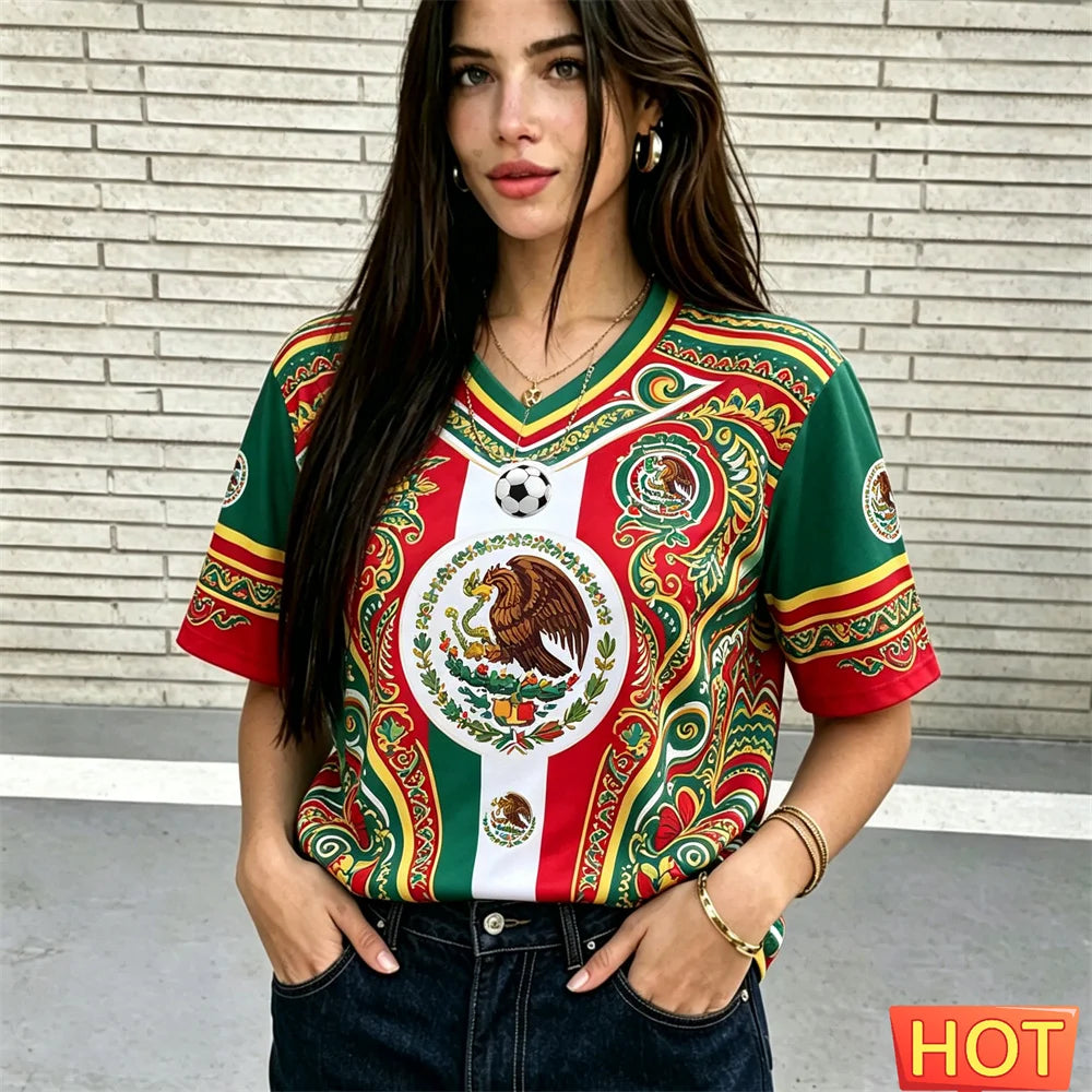 Camiseta Deportiva Transpirable de Poliéster para Mujer
