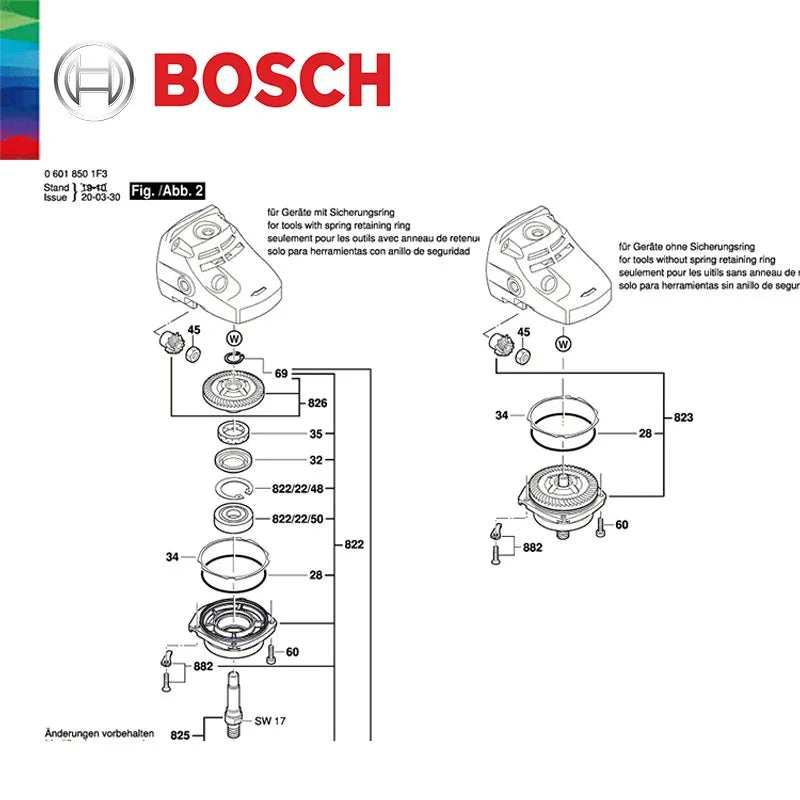 Repuesto para amoladora bosch