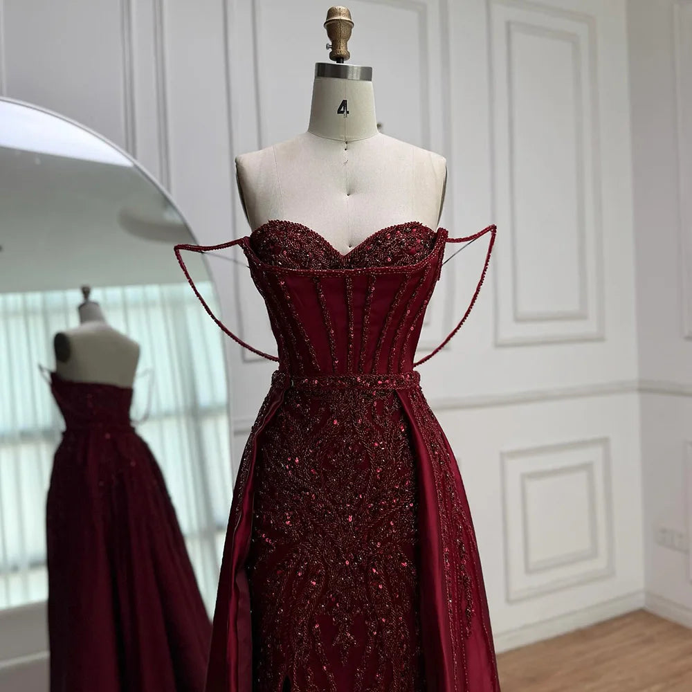 Vestidos de Noche con abertura larga y tirantes finos