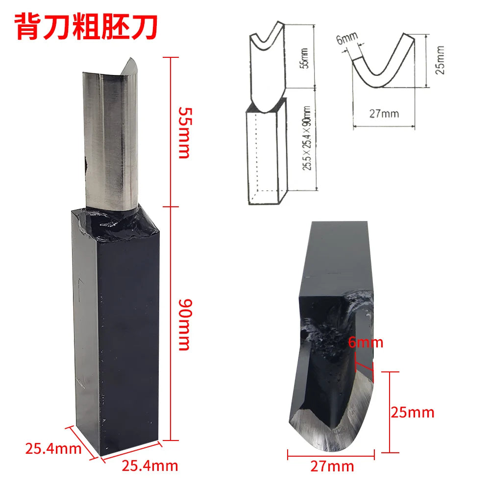 Cuchillo de horquilla para carpintería
