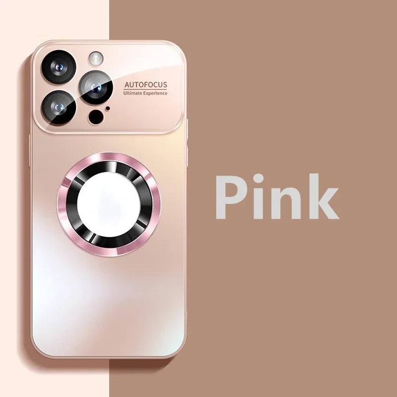 funda mate metálica de titanio para iPhone 17 Air 16 15 14 13 12 11 Pro Max