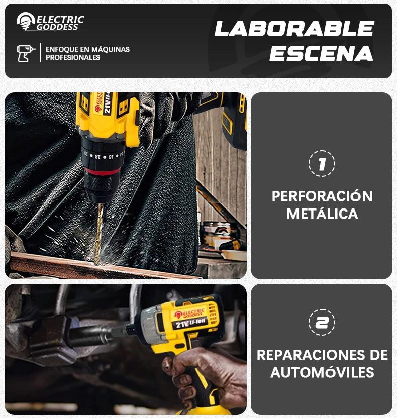 Taladro de impacto 21 v