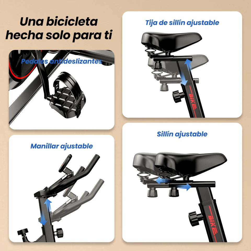 Bicicleta Estática Formil De 6 Kg Para Fitness