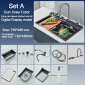Fregadero de cocina de acero inoxidable