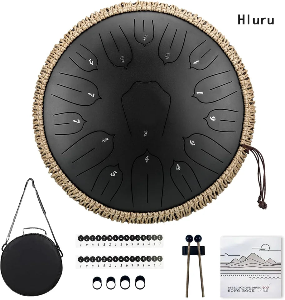 Tambor de música Hluru, 15 notas