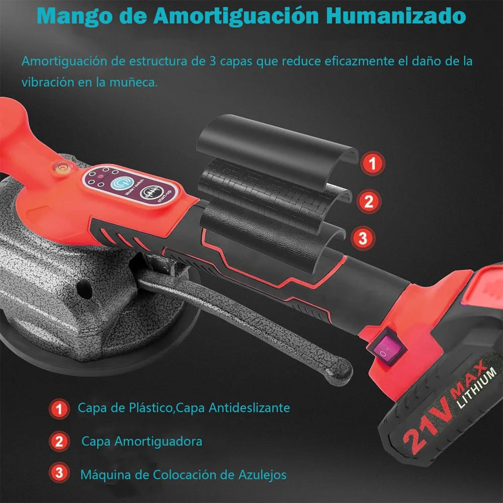 Vibrador para instalación de azulejo