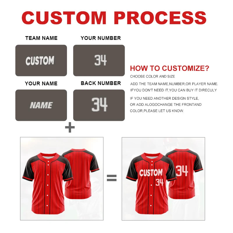 Camiseta de béisbol por sublimación