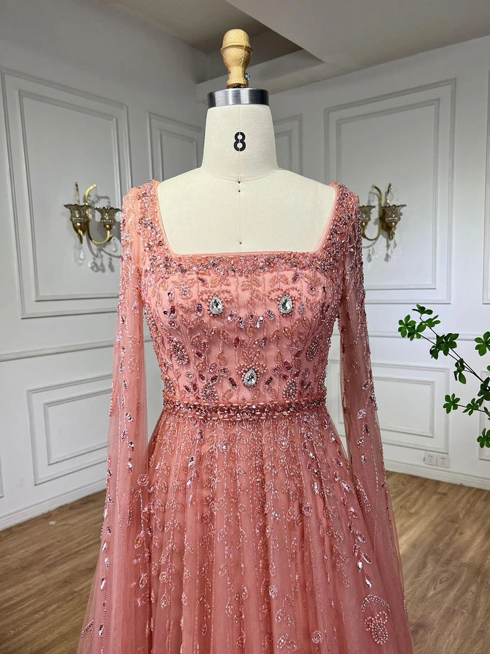 Vestido musulmán Rosa