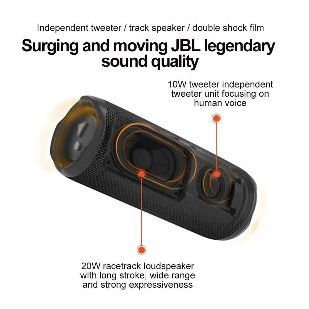 Original JBL Flip 6 Altavoz Bluetooth inalámbrico portátil