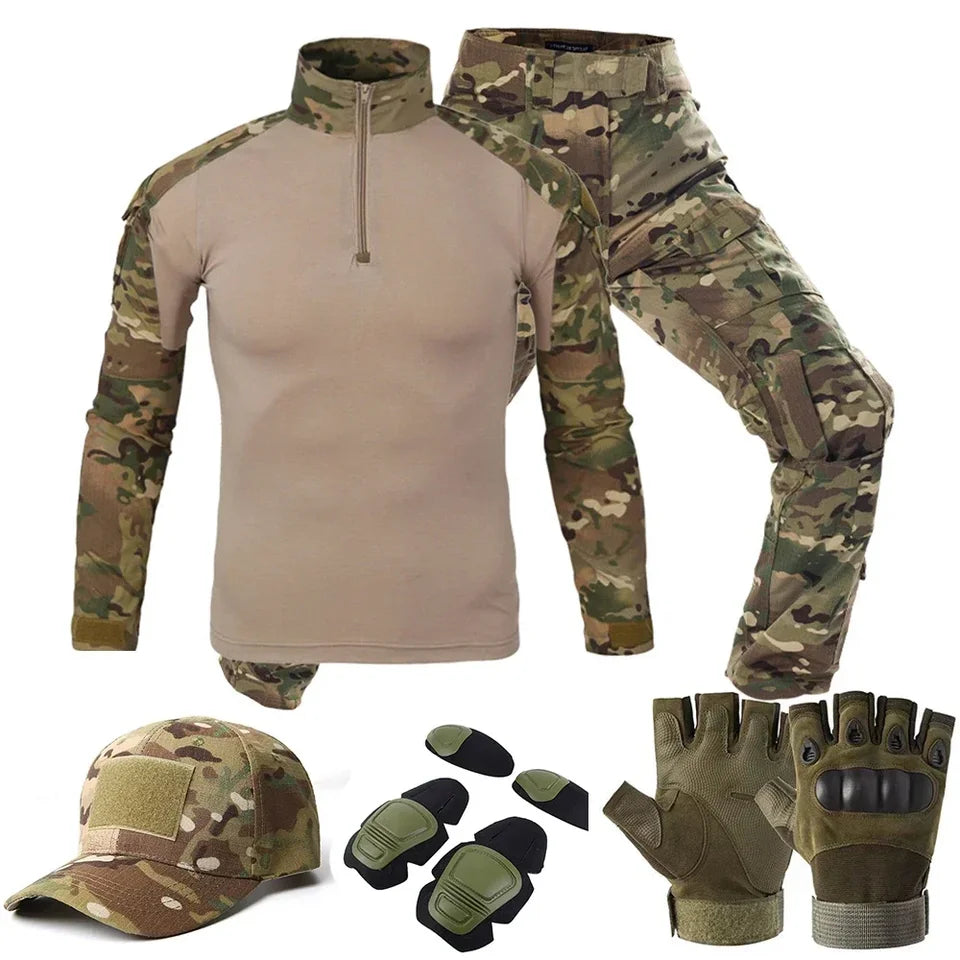 Uniforme táctico Milit traje de camuflaje