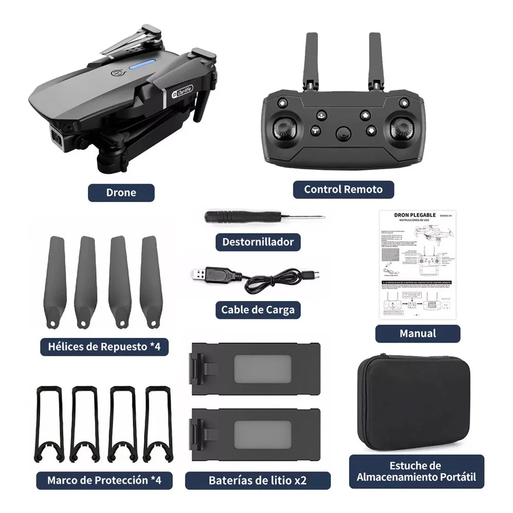 Mini Drone con Cámara 4K