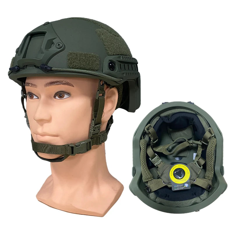 Casco Táctico Balístico ACH de Fibra de Aramida