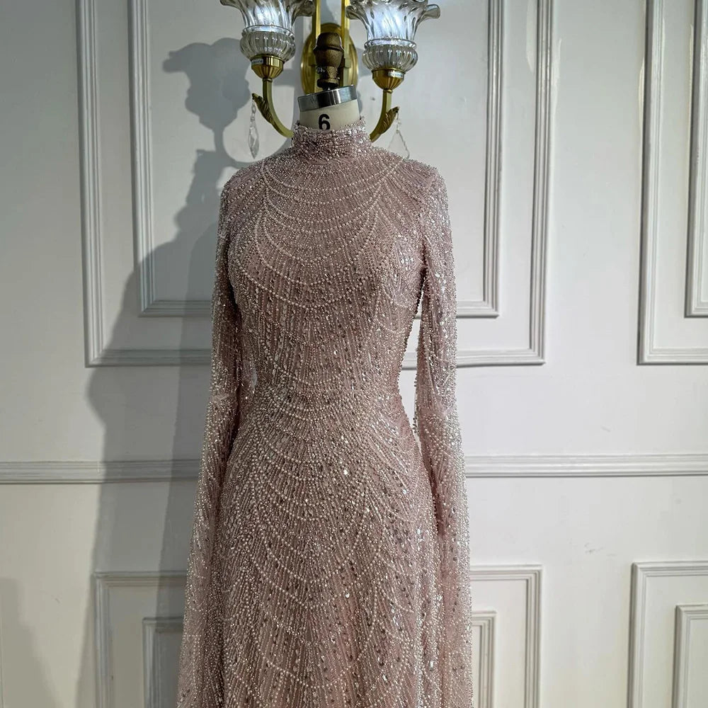 vestidos de noche vestido con cuentas para fiesta de mujer LA72591