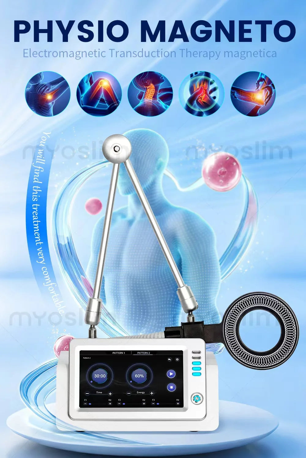 Portátil Emtt fisioterapia Magnetoterapia