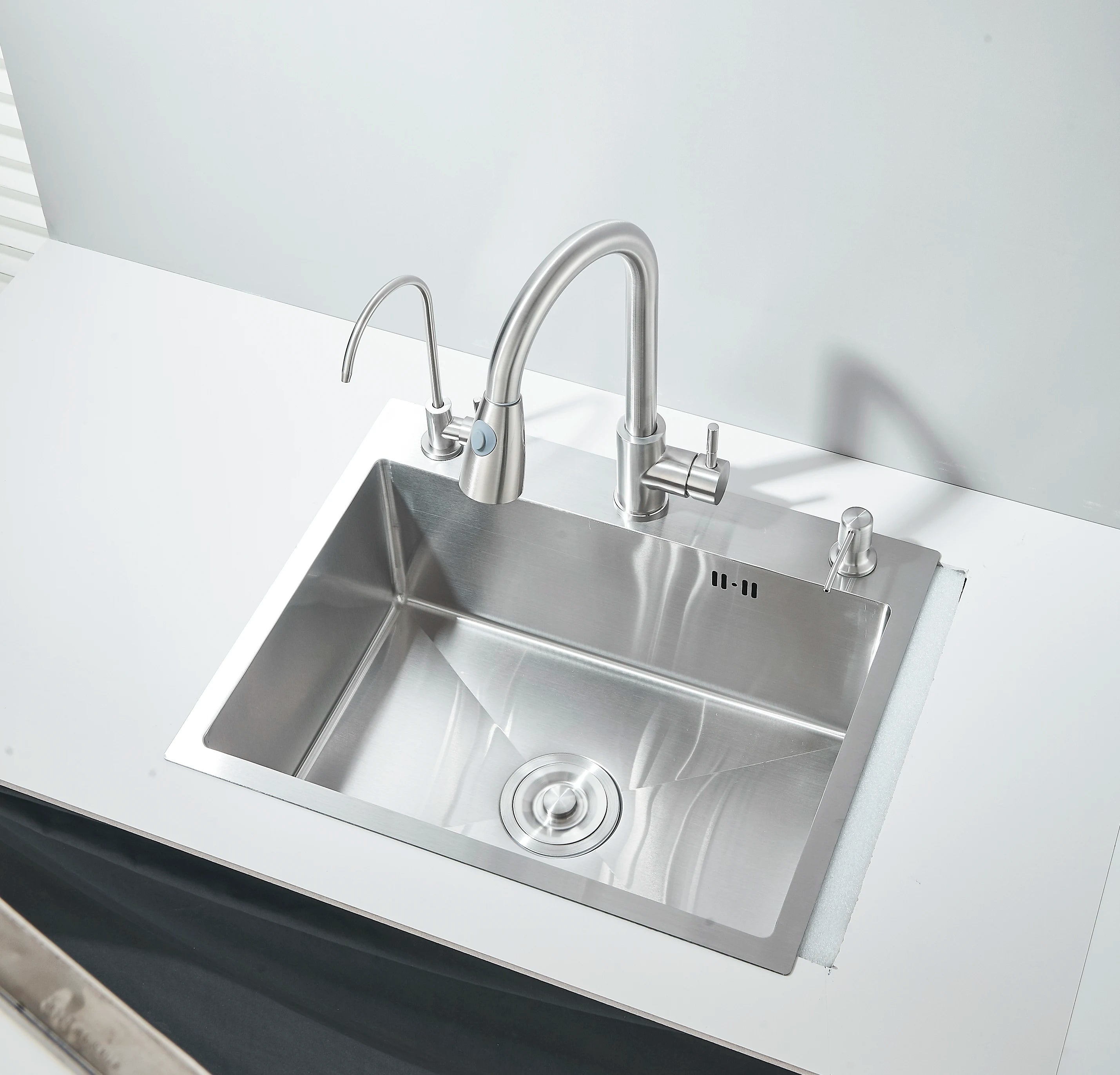 Fregadero de cocina multifunción de acero inoxidable