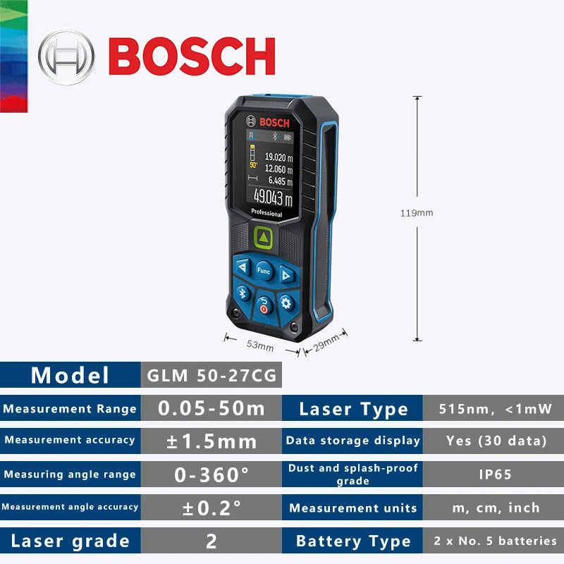 Bosch-telémetro láser profesional