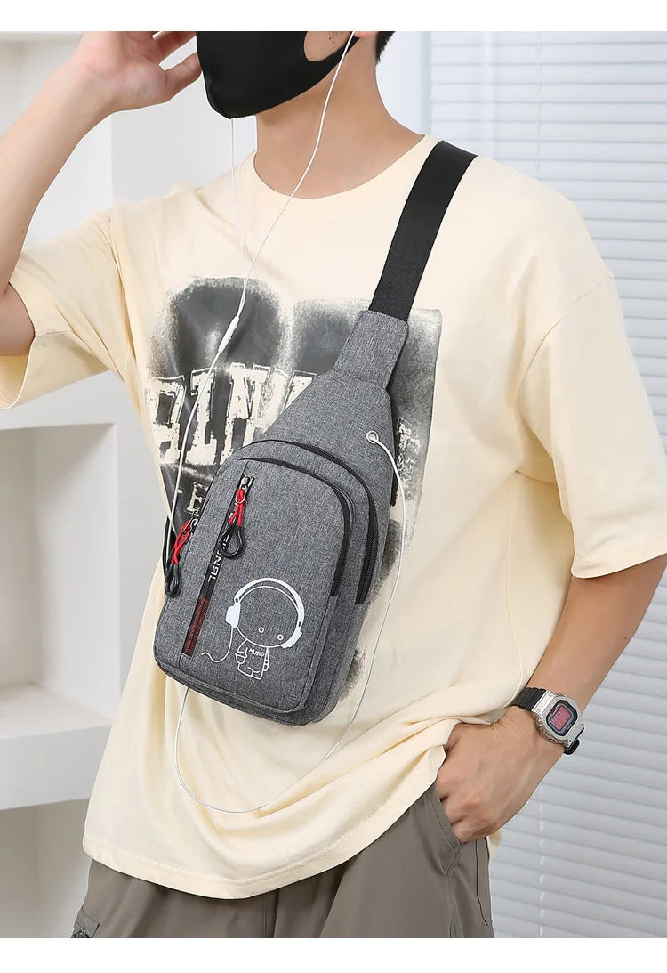 Bolso cruzado para hombre