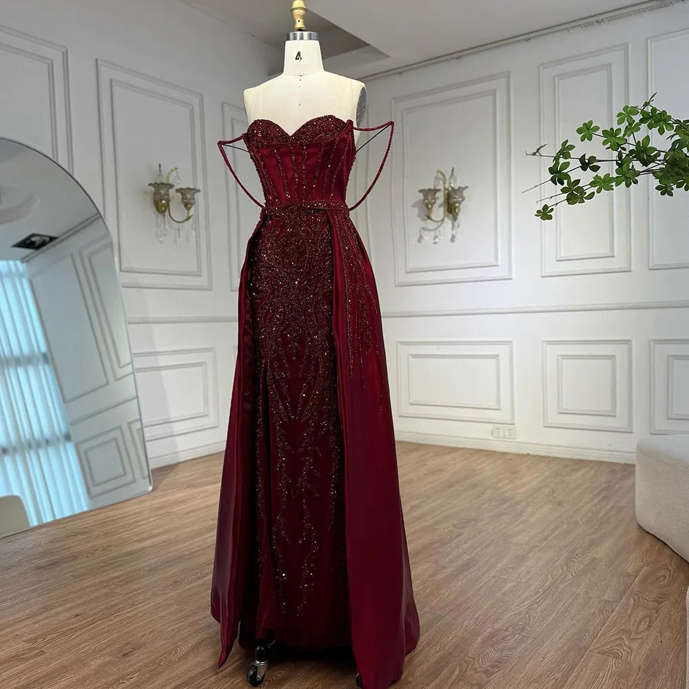 Vestidos de Noche con abertura larga y tirantes finos