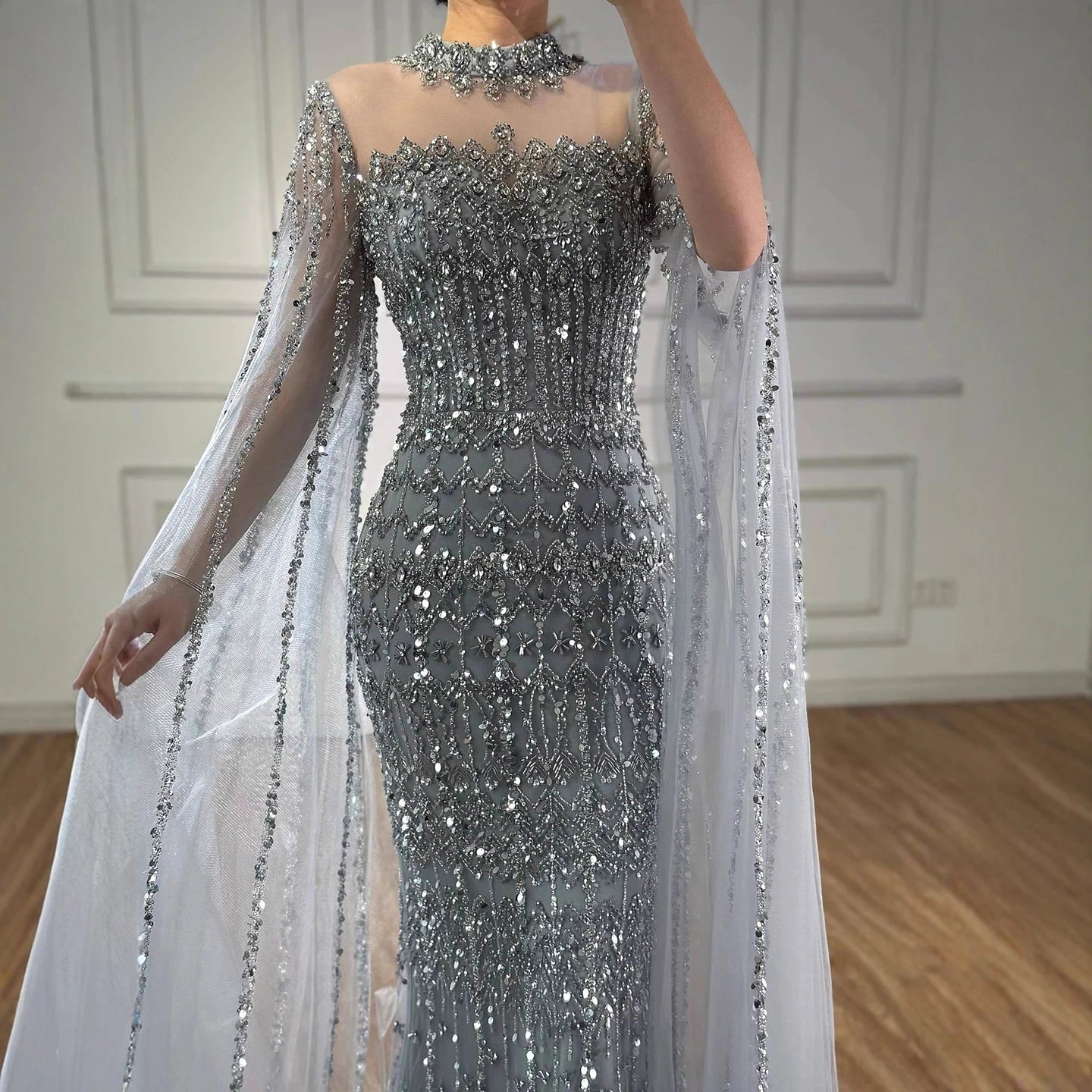 Vestido de noche estilo árabe