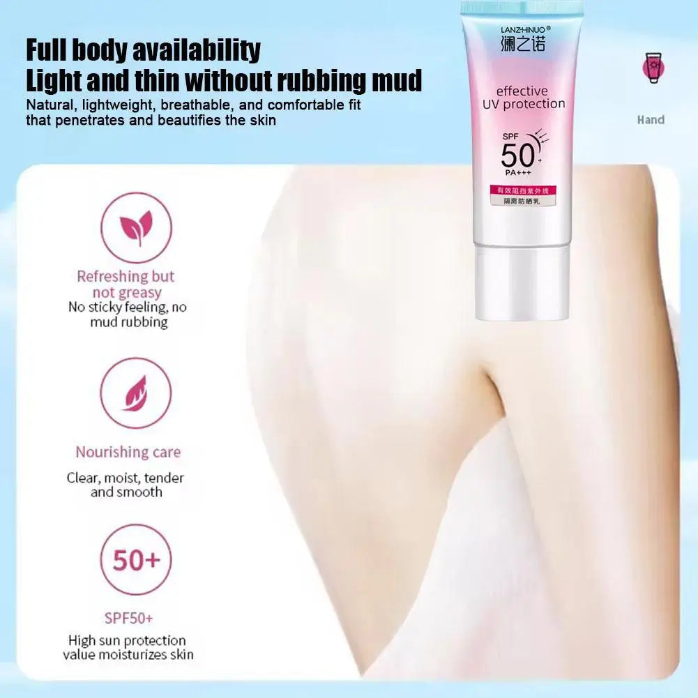 protección Solar para cara y cuerpo SPF50 +, loción Solar refrescante antisudor,2 UNIDADES