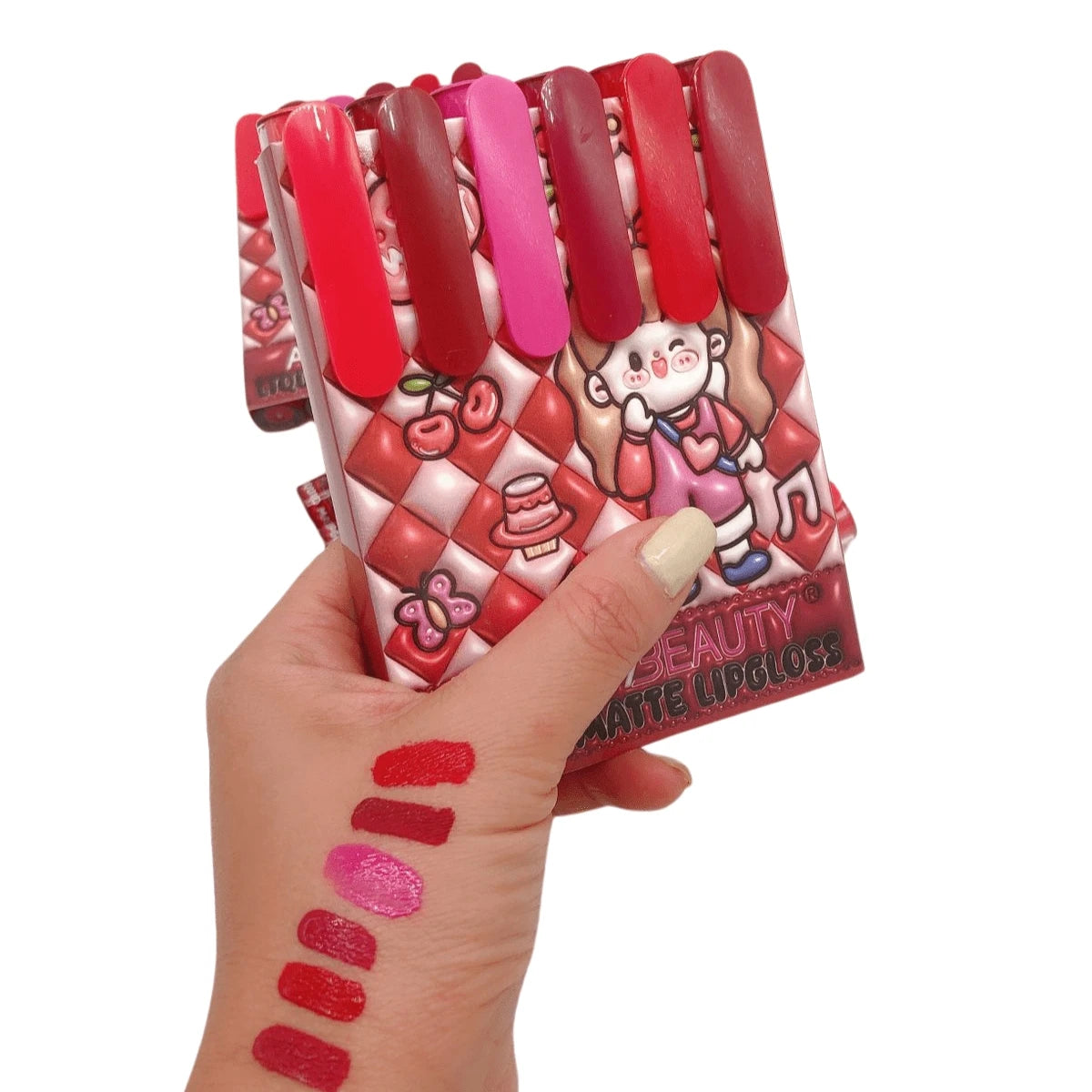 SET DE 6 LIPSTICK GLOSS TIPO PLUMA     A0780