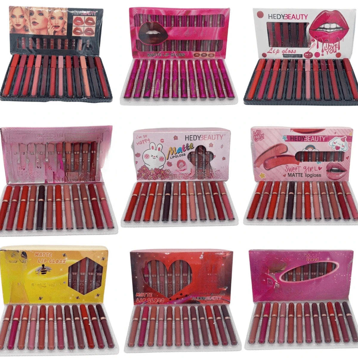 SET de 12 Piezas de Labial Surtido