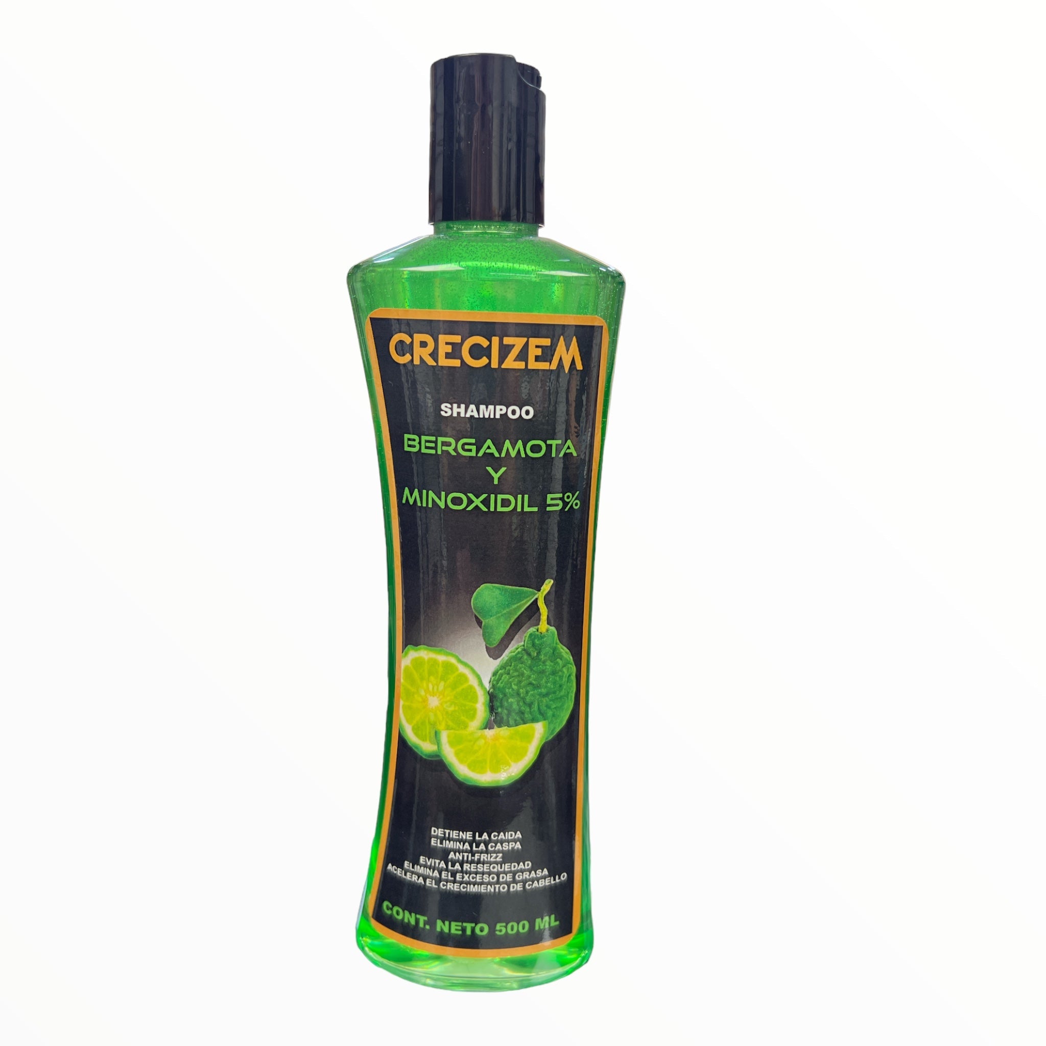 SHAMPOO CRECIZEM BERGAMOTA Y MINOXIDIL 5% C/500 ML NATUZEM