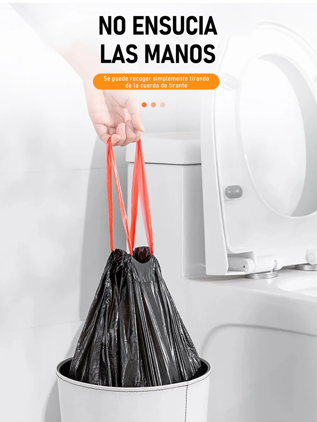 Paquete de 50 bolsas de basura