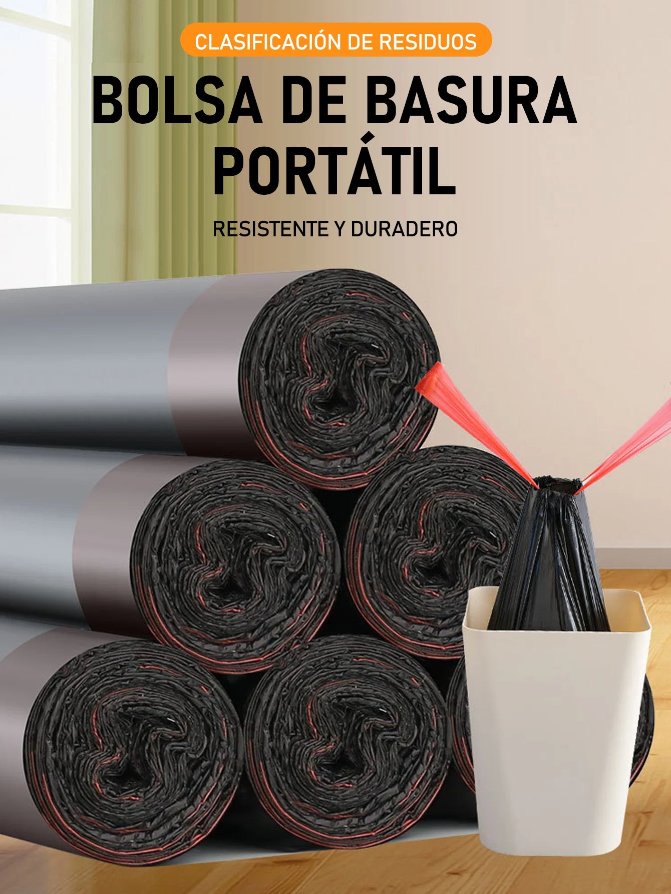 Paquete de 50 bolsas de basura