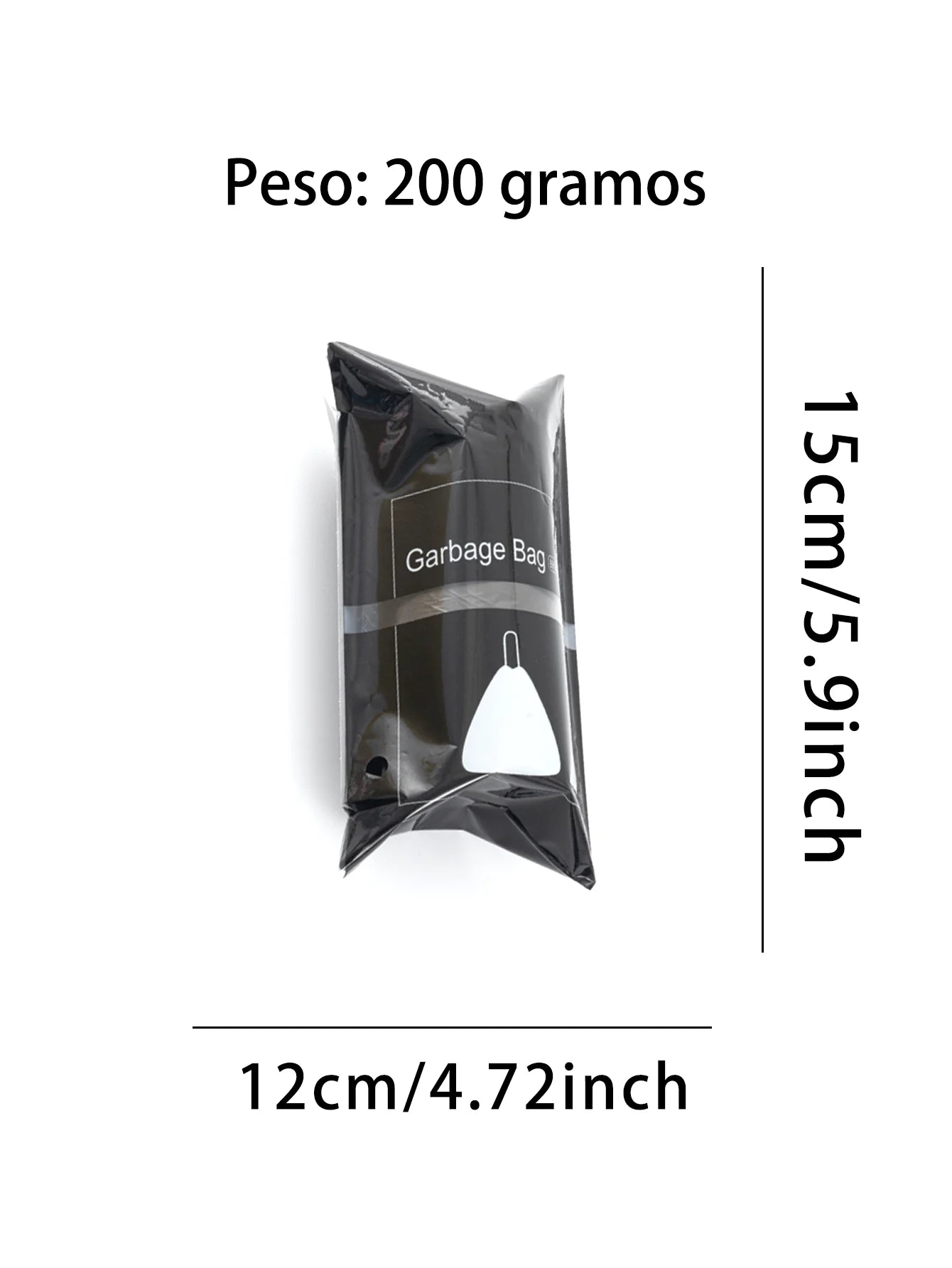 Paquete de 50 bolsas de basura