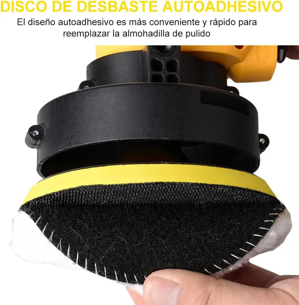 110V Pulidora para Auto,700W Pulidora Orbital de Velocidad Variable（600-3700RPM）,125MM/5-Inch,Juego de 11 Piezas Pulidor con Mango Desmontable Perfecto para Automóviles/Madera/Metal