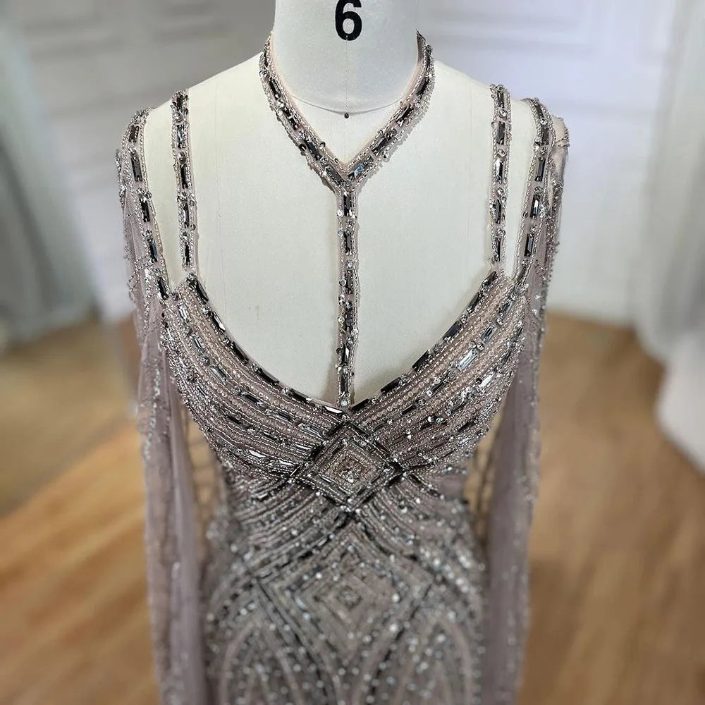 Vestido de noche estilo árabe