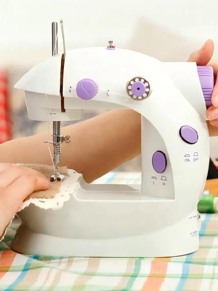 Máquina de coser portátil eléctrica de casa