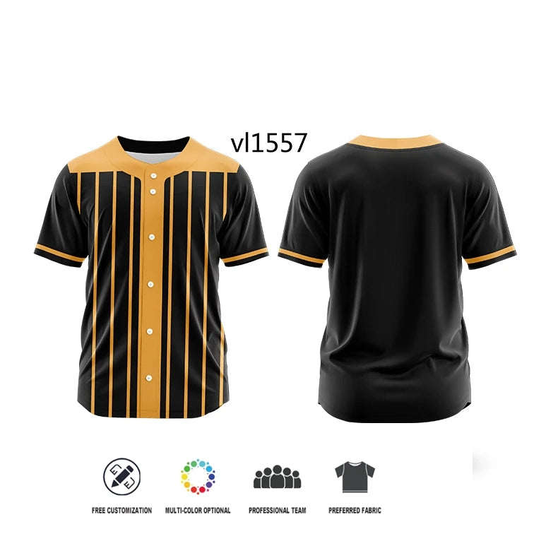 Camiseta de béisbol por sublimación