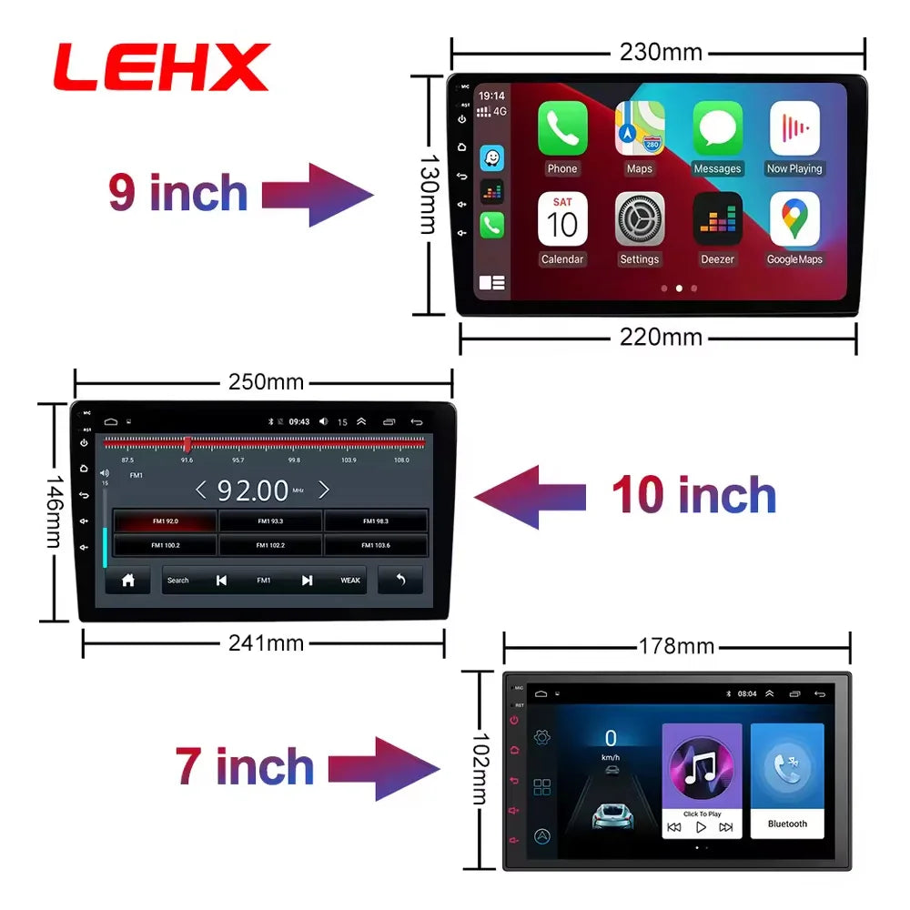 Radio de coche reproductor de vídeo Multimedia AutoRadio navegación GPS