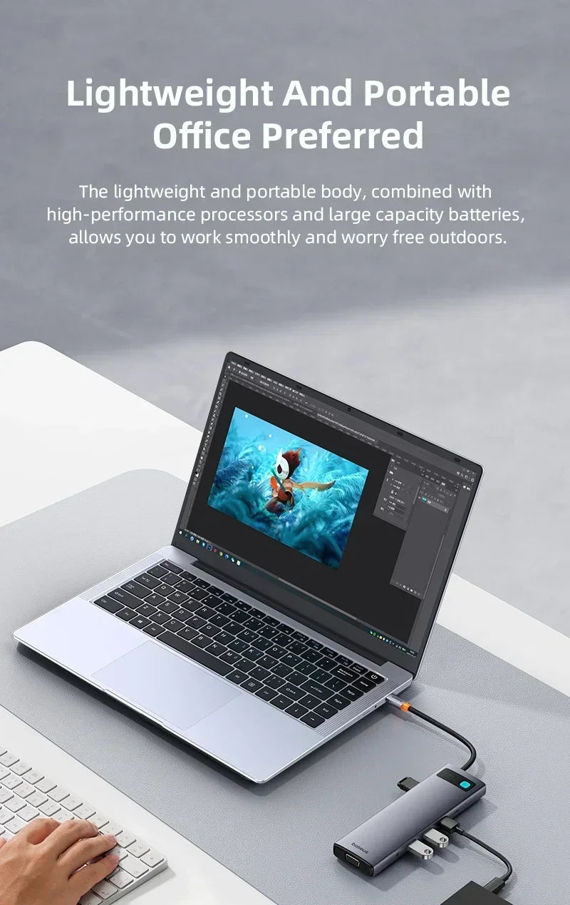 ordenador portátil de negocios de 14,1 pulgadas, 12GB de RAM, 1TB, 2TB SSD,